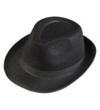 CB Pánský klobouk - Fedora - černý